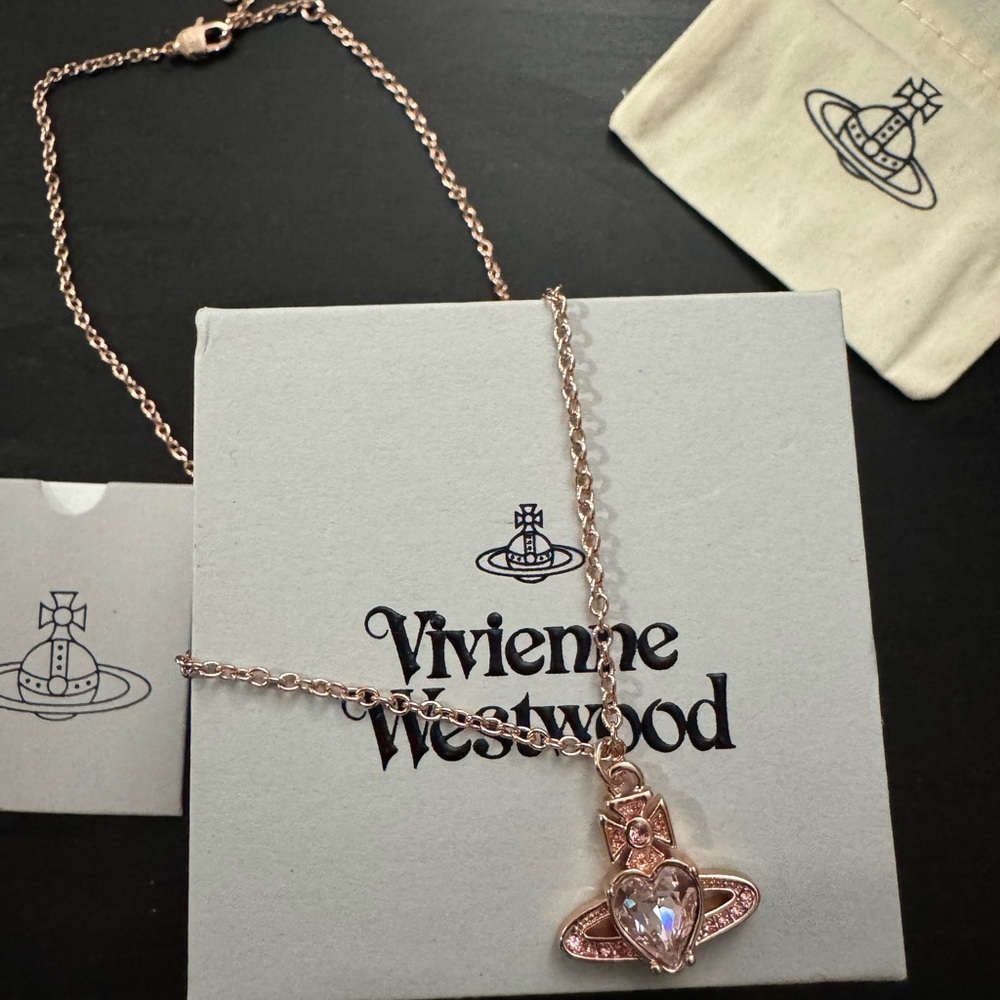 Vivienne Westwood Heart Orb Necklace